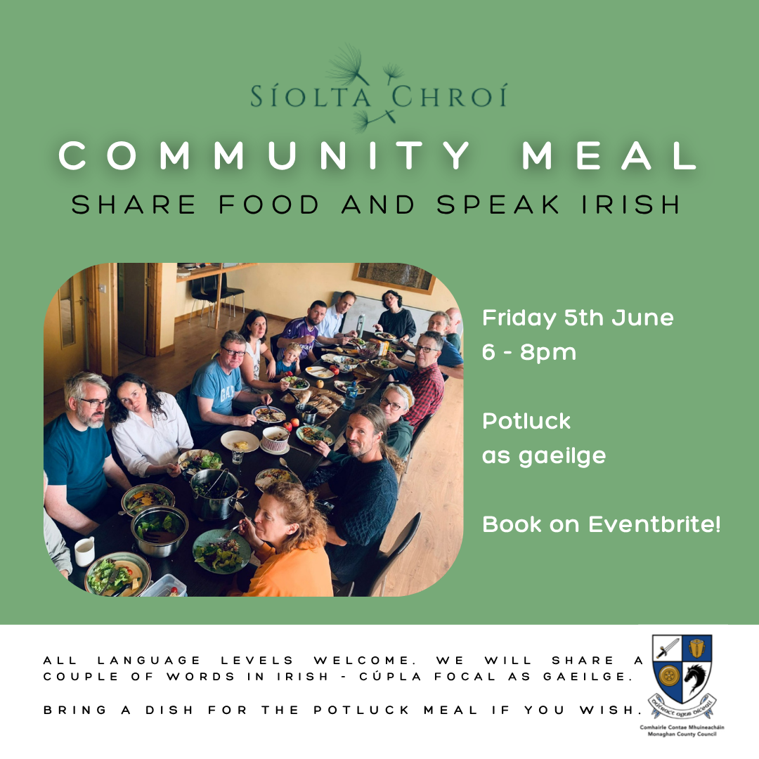 Community Meal and Speaking Irish!